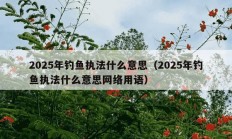 2025年钓鱼执法什么意思（2025年钓鱼执法什么意思网络用语）